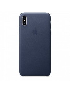 Apple MRWU2ZM/A Läder Skyddande till iPhone XS Max - Midnight Blue