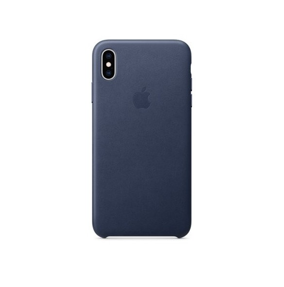 Apple MRWU2ZM/A Läder Skyddande till iPhone XS Max - Midnight Blue