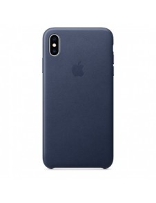 Apple MRWU2ZM/A Läder Skyddande till iPhone XS Max - Midnight Blue