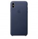 Apple MRWU2ZM/A Läder Skyddande till iPhone XS Max - Midnight Blue