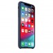 Apple MRWU2ZM/A Läder Skyddande till iPhone XS Max - Midnight Blue