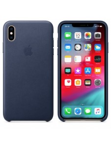 Apple MRWU2ZM/A Läder Skyddande till iPhone XS Max - Midnight Blue