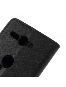 JollyFX Plånboksläderfodral till Sony Xperia XZ2 Compact - Svart
