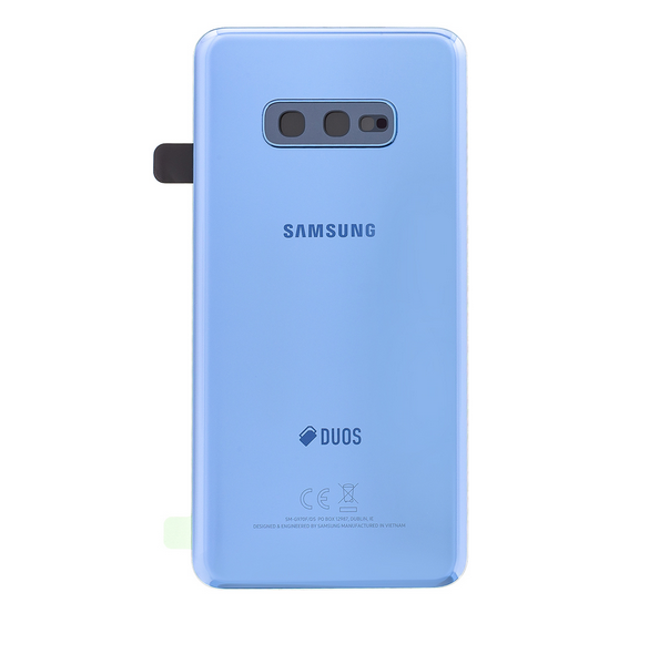 Samsung Galaxy S10e G970 Batterilucka - Prisma blå (servicedel)