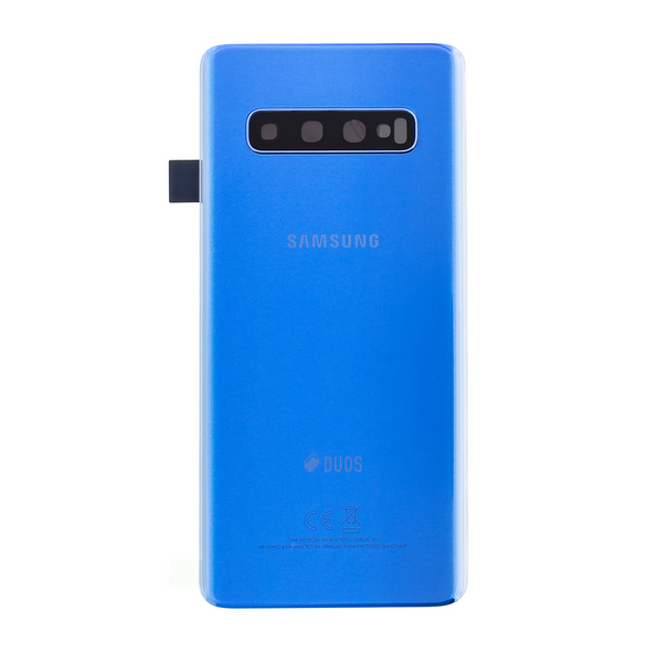Samsung Galaxy S10 G973 Batterilucka - Prisma blå (Service Pack)