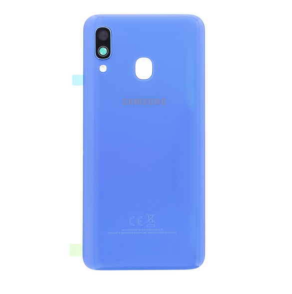 Samsung Galaxy A40 Batterilucka - Blå (Service Pack)