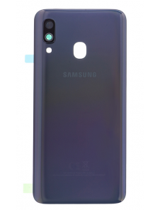 Samsung Galaxy A40 Batterilucka - Svart (Service Pack)