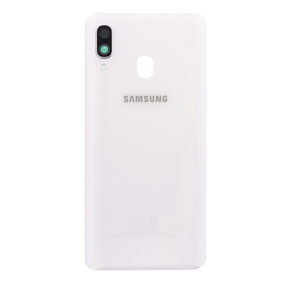 Samsung Galaxy A40 Batterilucka - Vit (Service Pack)