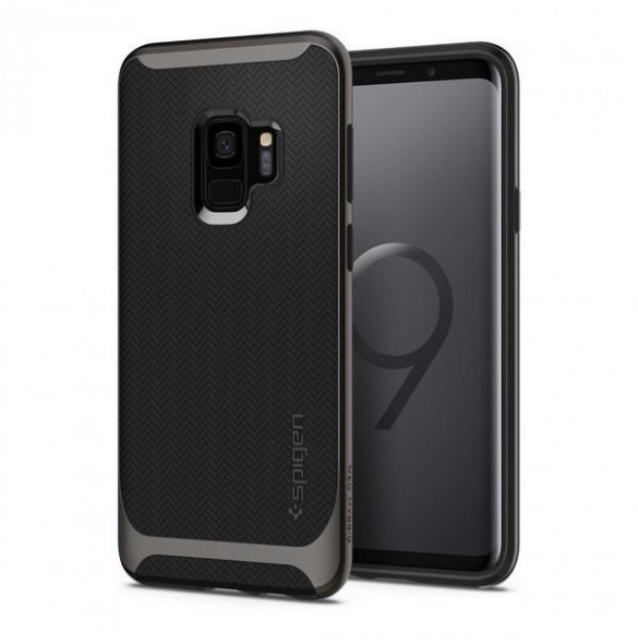 Spigen Neo Hybrid fodral Samsung Galaxy S9 G960 - Gun Metal