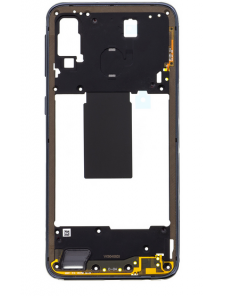 Samsung Galaxy A40 Mellanhölje - Svart (Service Pack)