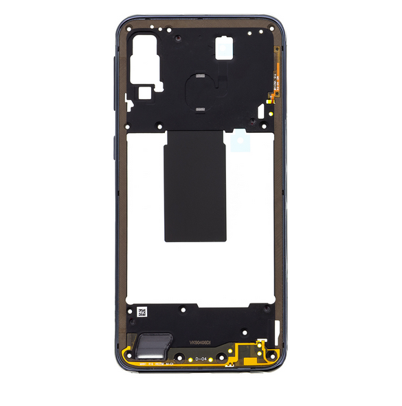 Samsung Galaxy A40 Mellanhölje - Svart (Service Pack)