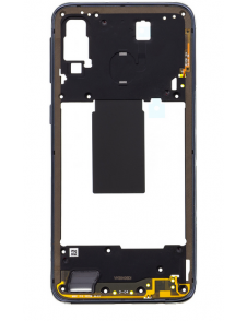 Samsung Galaxy A40 Mellanhölje - Svart (Service Pack)