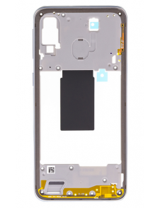 Samsung Galaxy A40 Mellanhölje - Vit (Service Pack)