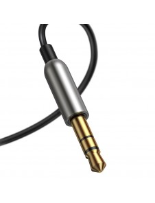 Baseus BA01 USB Wireless Bluetooth 5.0 AUX adapter jack kabel - Svart
