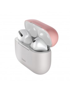 Baseus Silica Gel Case Protector för Apple Airpods Pro - Rosa Grey