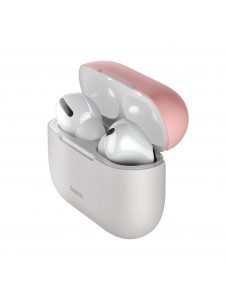 Baseus Silica Gel Case Protector för Apple Airpods Pro - Rosa Grey