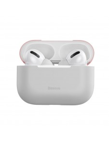 Baseus Silica Gel Case Protector för Apple Airpods Pro - Rosa Grey