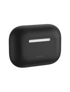 Baseus Silica Gel Case Protector för Apple Airpods Pro - Svart
