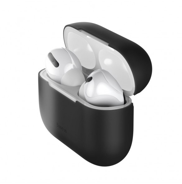 Baseus Silica Gel Case Protector för Apple Airpods Pro - Svart