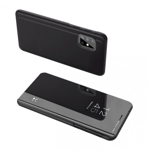 JollyFX Clear View Fodral till Samsung Galaxy A71 - Svart