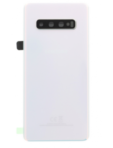 Samsung Galaxy S10 Plus Batterilucka - Vit (Service Pack)