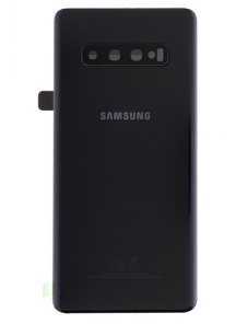 Samsung Galaxy S10 Plus Batterilucka - Prism svart (Service Pack)