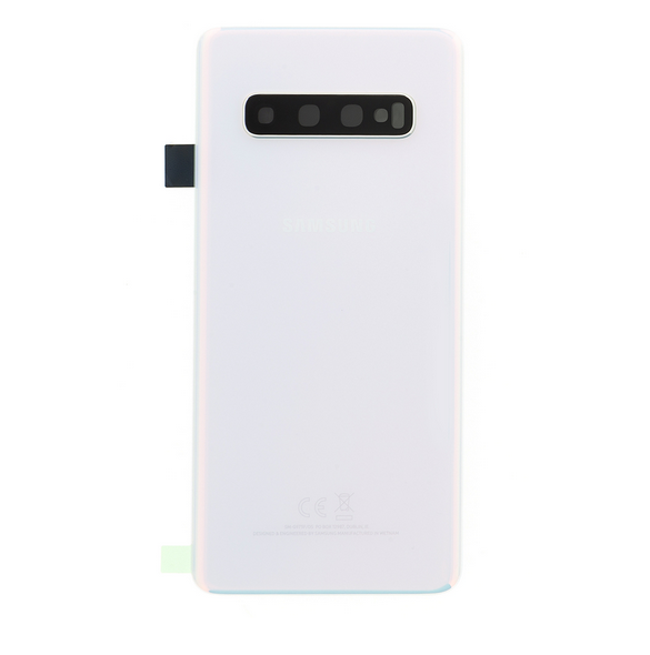 Samsung Galaxy S10 Batterilucka - Vit (Service Pack)