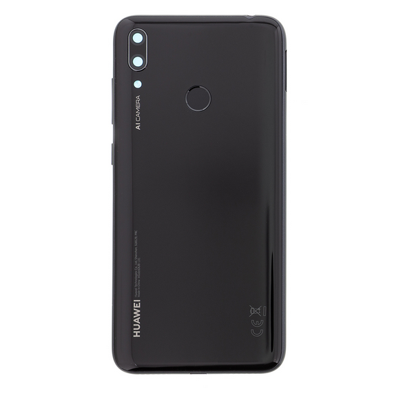 Huawei Y7 2019 Batterilucka - Svart (Service Pack)