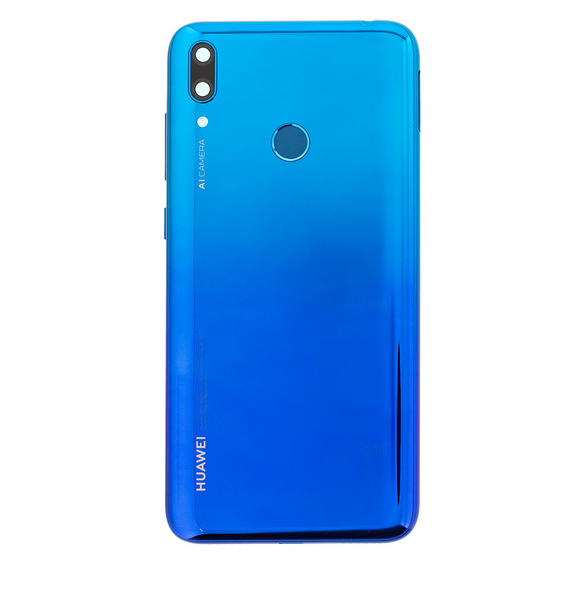 Huawei Y7 2019 Batterilucka - Blå (Service Pack)