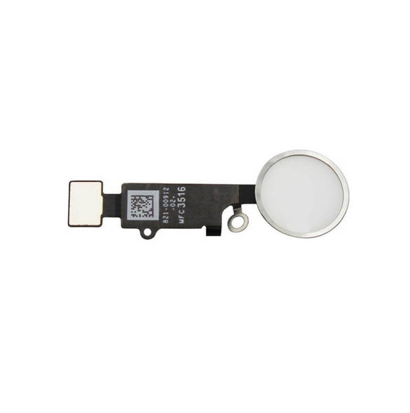 iPhone 8 Startknapp Flexkabel - Vit