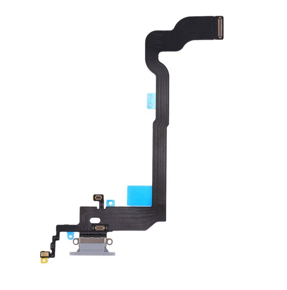 iPhone X Flex-kabel med laddningskontakt - Vit