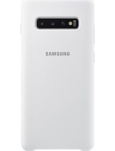 Samsung EF-PG975TWEGWW Silikon Skal till Samsung Galaxy S10 Plus - Vit
