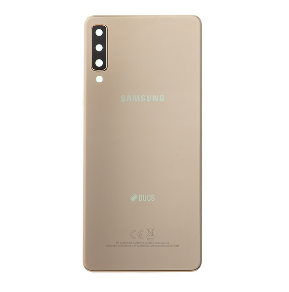 Samsung Galaxy A7 2018 Batterilucka - Guld (Service Pack)