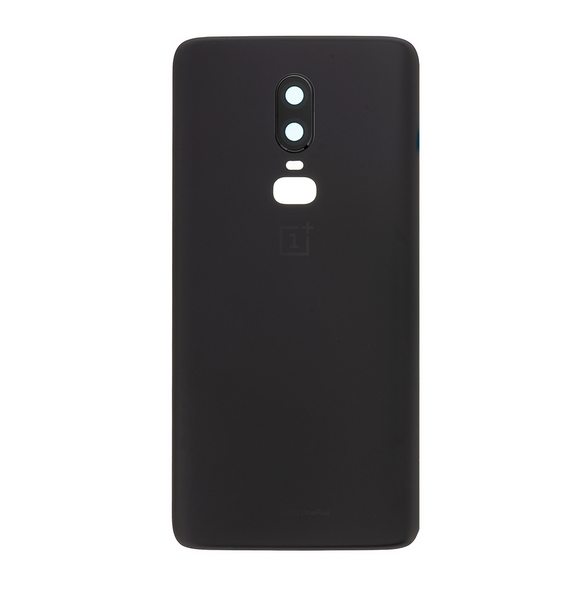 OnePlus 6 Batterilucka - Glansig svart