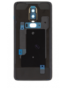 OnePlus 6 Batterilucka - Glansig svart