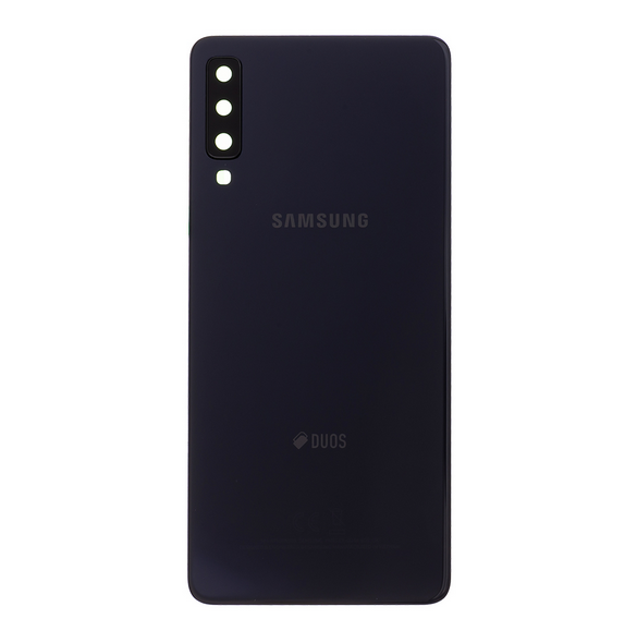 Samsung Galaxy A7 2018 Batterilucka - Svart (Service Pack)