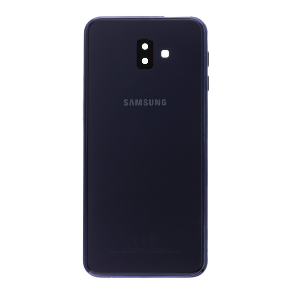 Samsung Galaxy J6 Plus Batterilucka - Svart (Service Pack)