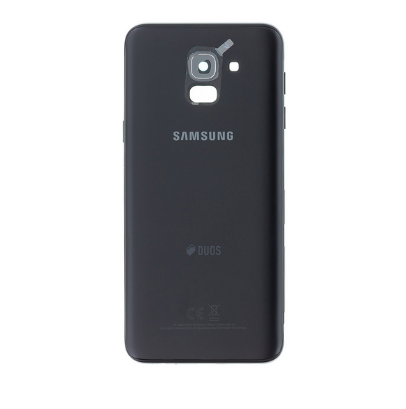 Samsung Galaxy J6 2018 Batterilucka - Svart (Service Pack)
