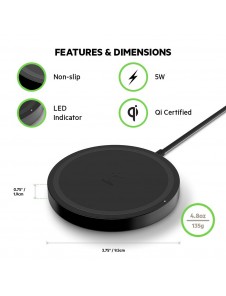Belkin Boost Up Bold Wireless Charging Pad 5W - Svart