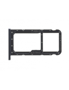 Huawei P20 Lite SIM / Minneskort Hållare - Svart (Service Part)