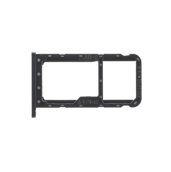 Huawei P20 Lite SIM / Minneskort Hållare - Svart (Service Part)