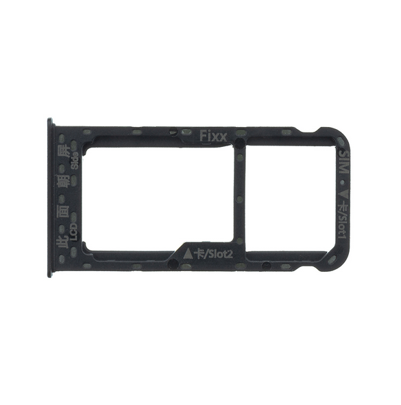 Huawei P Smart SIM / minneskort Hållare - Svart (Service Part)