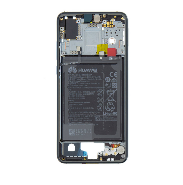 Huawei P20 Mellanhölje - Blå (Service Pack)