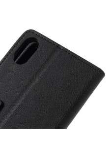 JollyFX Plånboksläderfodral till iPhone XS Max - Svart