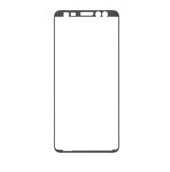Samsung Galaxy A8 självhäftande etikett under LCD