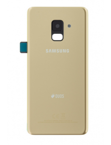 Samsung Galaxy A8 2018 Batterilucka - Guld (Service Pack)