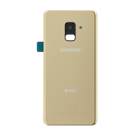 Samsung Galaxy A8 2018 Batterilucka - Guld (Service Pack)