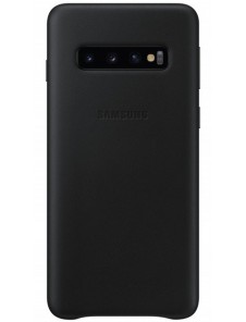 Samsung Läderfodral till Samsung Galaxy S10 - Svart (EF-VG973LBEGWW)