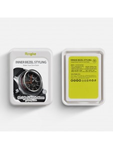 Ringke RGSG0057 Bezel Styling fodral kuvertring Samsung Galaxy Watch 46mm / Gear S3 Gear S3 Classic - Silver