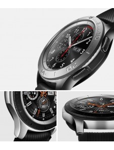 Ringke RGSG0057 Bezel Styling fodral kuvertring Samsung Galaxy Watch 46mm / Gear S3 Gear S3 Classic - Silver